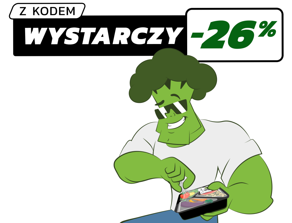 Pan Brokul prężący muskuły