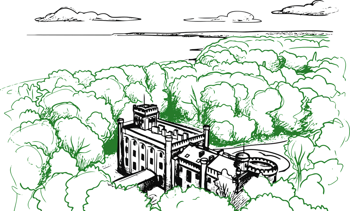 Zamek Rzucewo – ilustracja